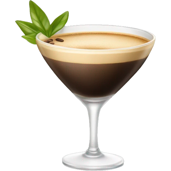 Espresso Martini Glass emoji