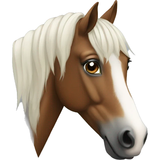 A horse emoji