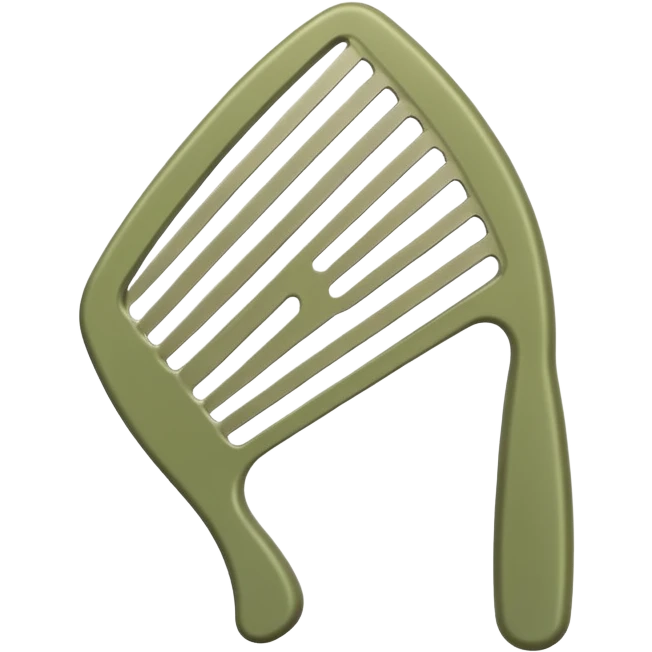 pale olive comb emoji