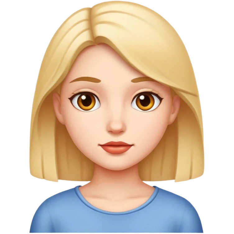 I’m jast a girl  emoji