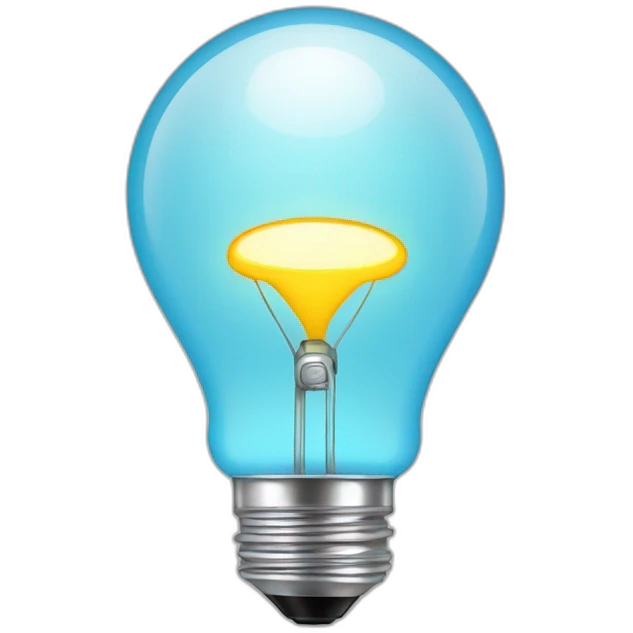 Newborn fitting light bulb emoji