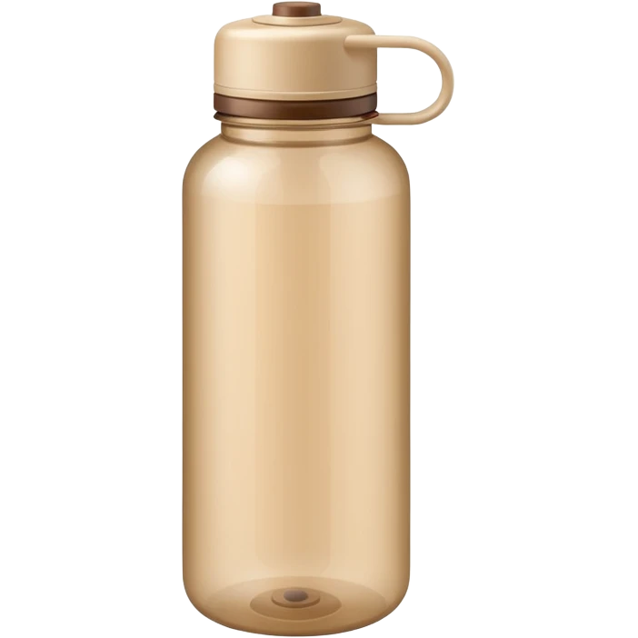 beige water bottle emoji
