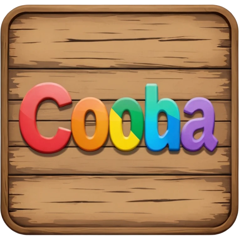 a wooden sign that says "Coda's Gay" emoji