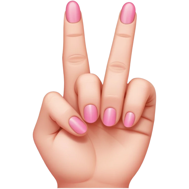 pink middle finger emoji