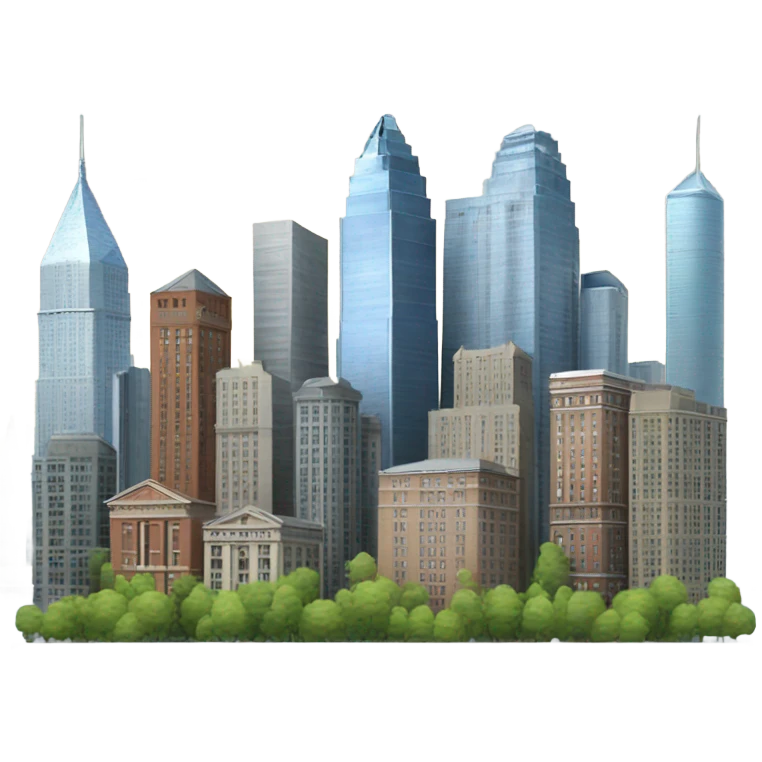 City with tall buildings  emoji