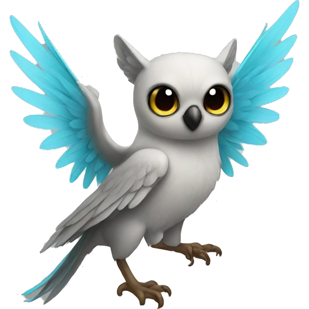 Cute cool winged animal hybrid  emoji