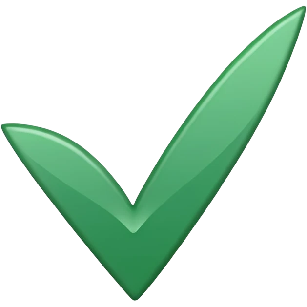 Emoji de V de verificado emoji