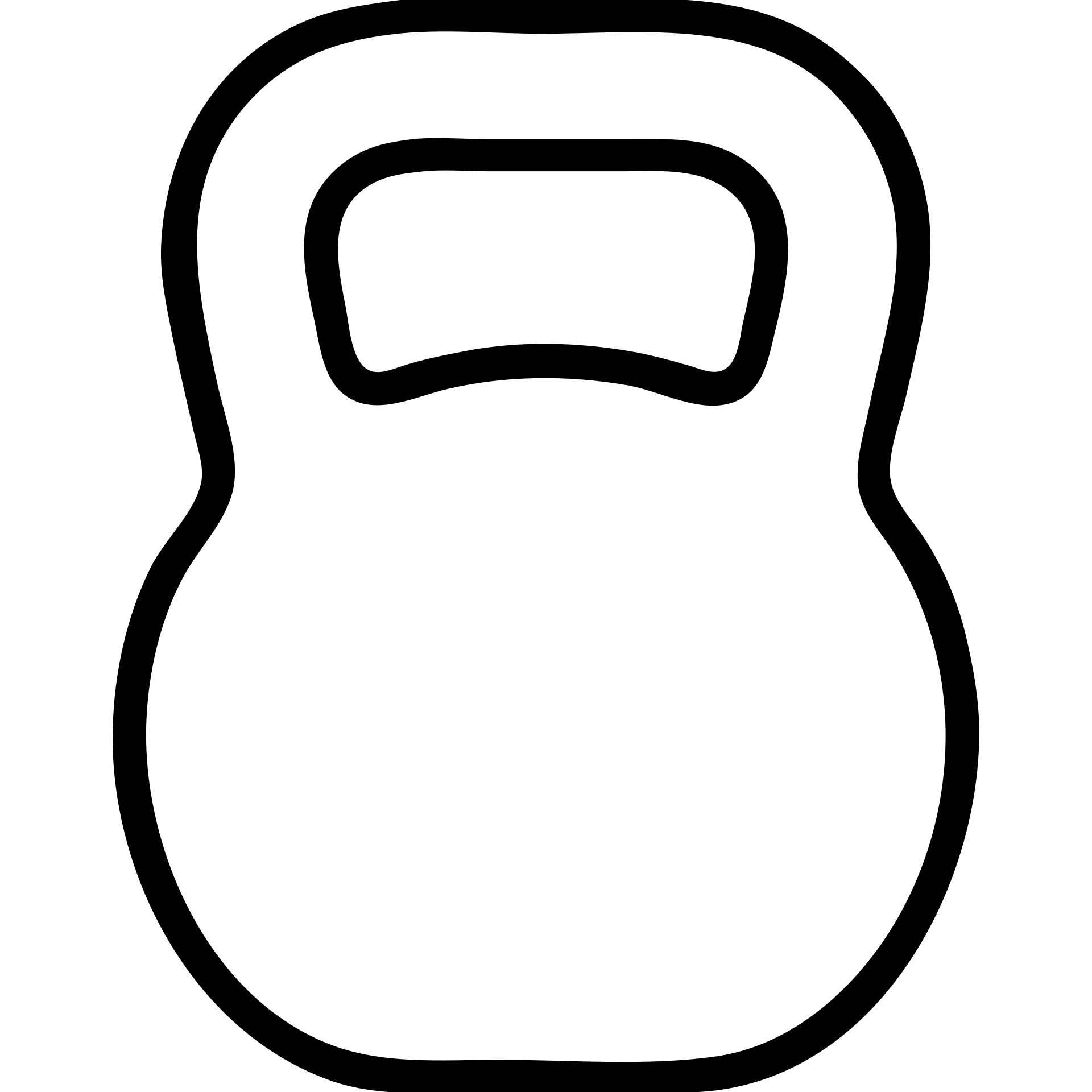 outlined kettlebell icon emoji