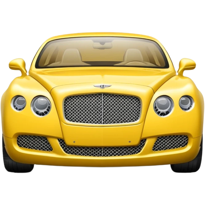 Yellow Bentley emoji