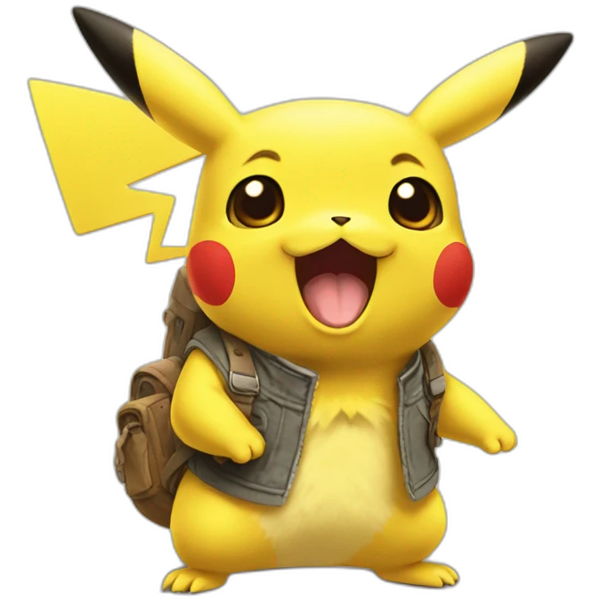 Pikachu la racaille emoji