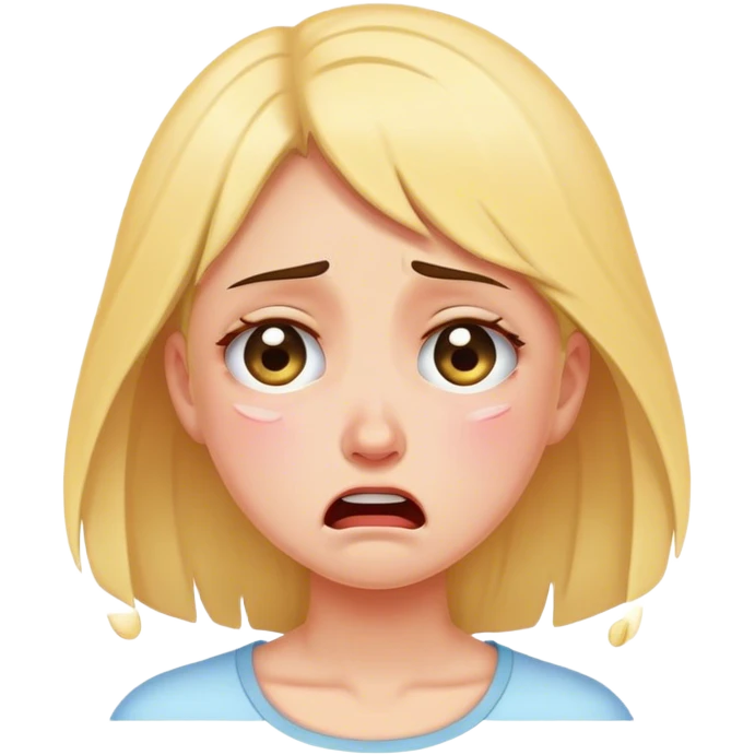 Chick crying emoji