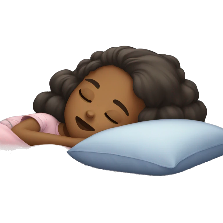 Girl sleeping emoji