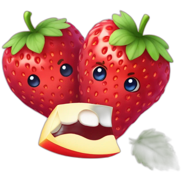 Fraise et framboise et myrtille emoji