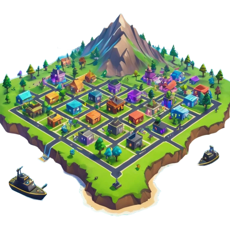mapa del fornite emoji