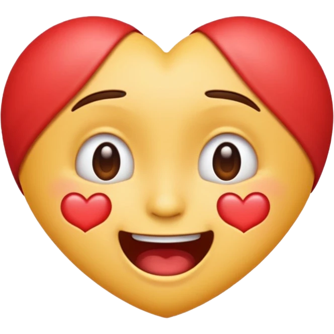 Una emoji che cambia. Emoji con il cuore, quella che ride, quella che piange etc etc emoji