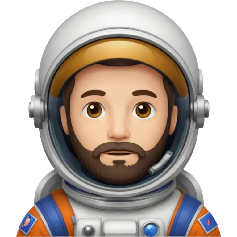bearded astronout emoji