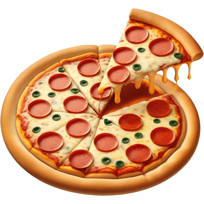 Pizza eating pizza  emoji