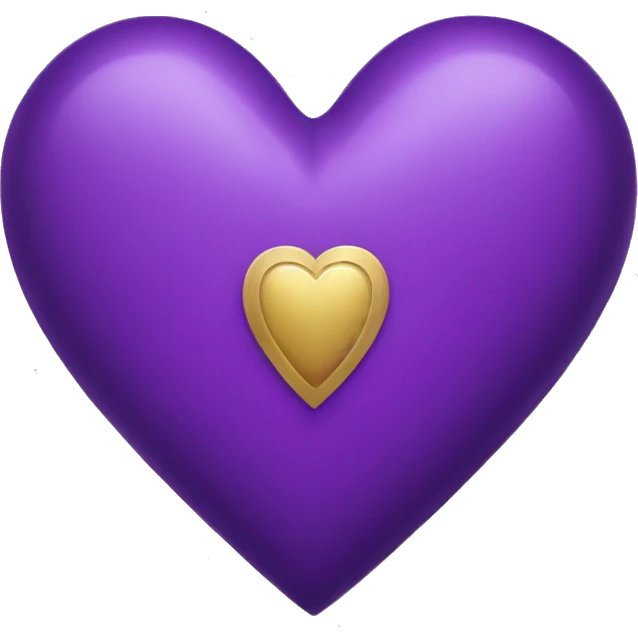 A purple heart with this on 🩹 emoji