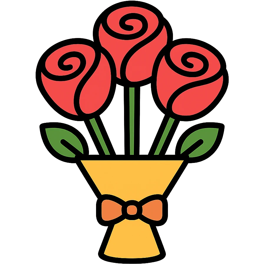 bouquet of roses emoji