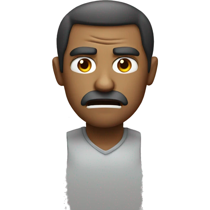 a man who is angry emoji