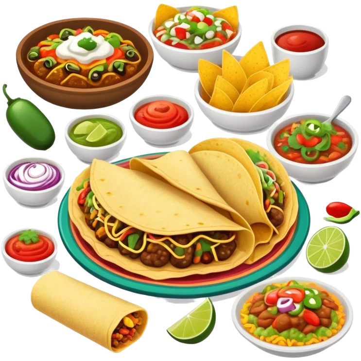 Mexican food emoji