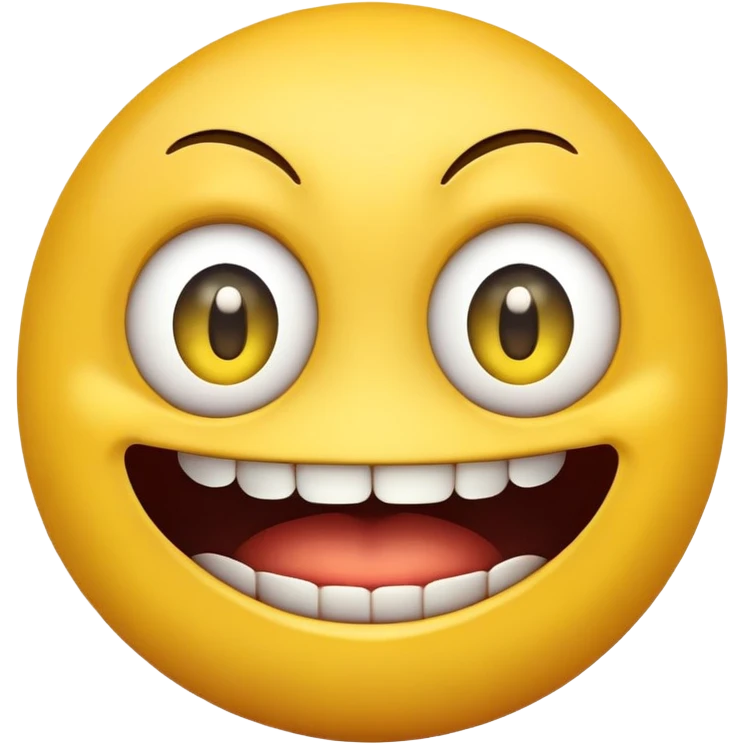 creepy yellow emoji  emoji