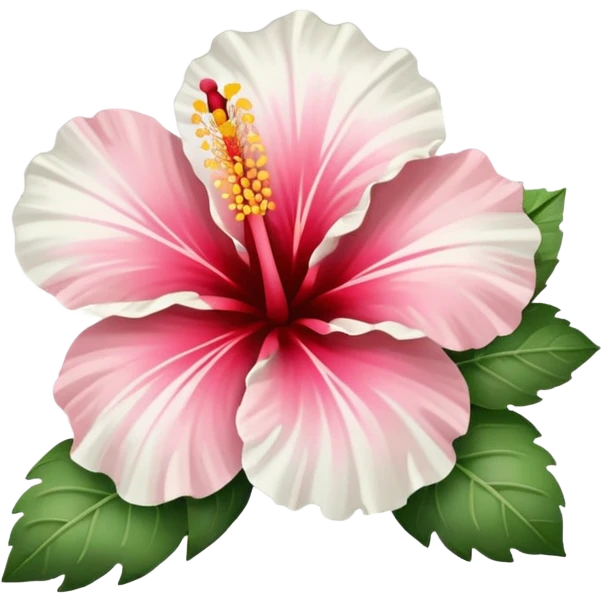 Ibisco bianco emoji