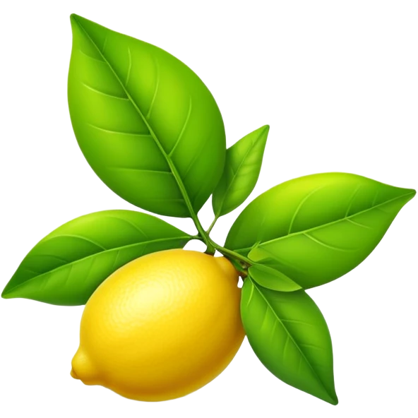 lemon leaf emoji