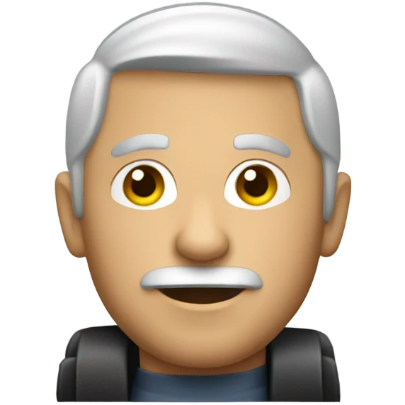 A man driving a volexwagon emoji