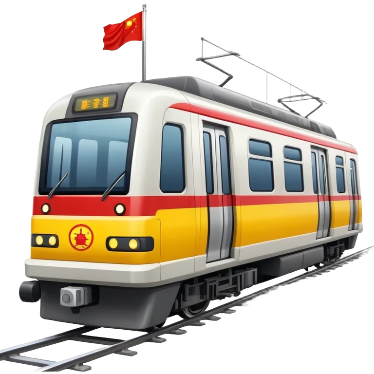 metro train China flag emoji
