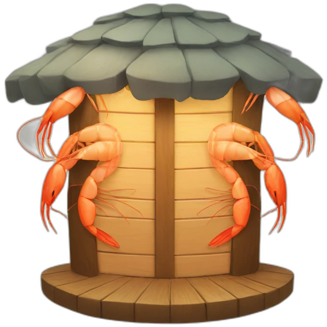 shrimp sauna emoji