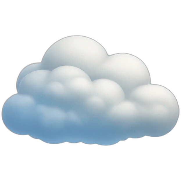 Cloud emoji