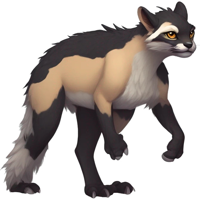 Modern Cuddly Fantasy Vernid-Trico-species by LiLaiRa ful body emoji