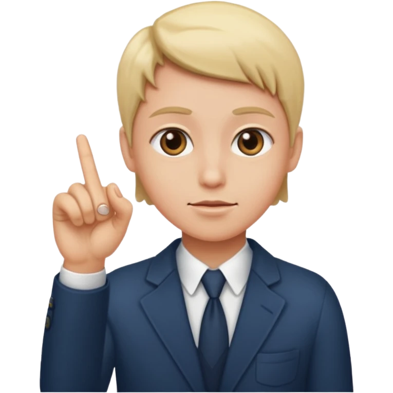 Eye-rolling emoji with one finger emoji