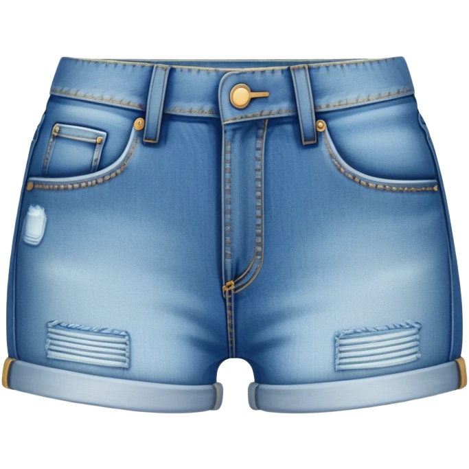 ultra realistic denim booty shorts emoji