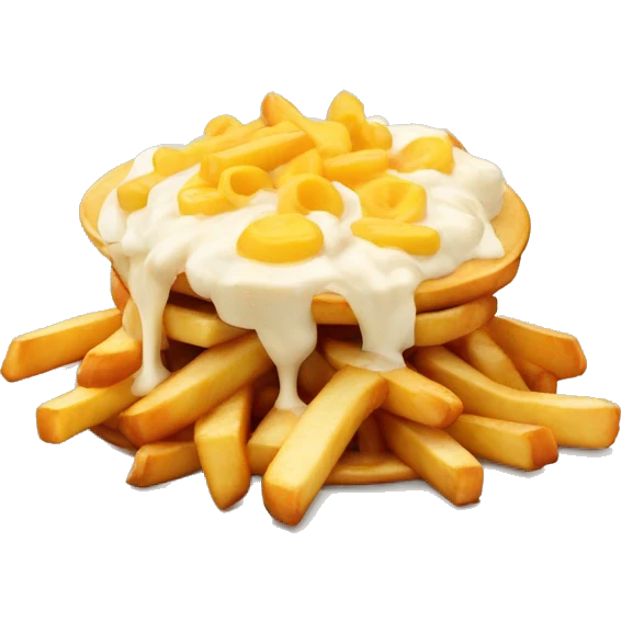 Poutine qui mange de la poutine  emoji