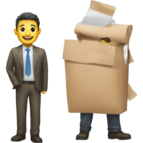 a person who is happy to get off work early emoji