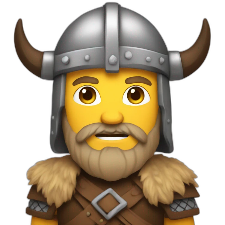 Viking pas content emoji