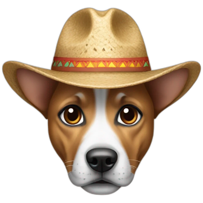 perro con sombrero emoji