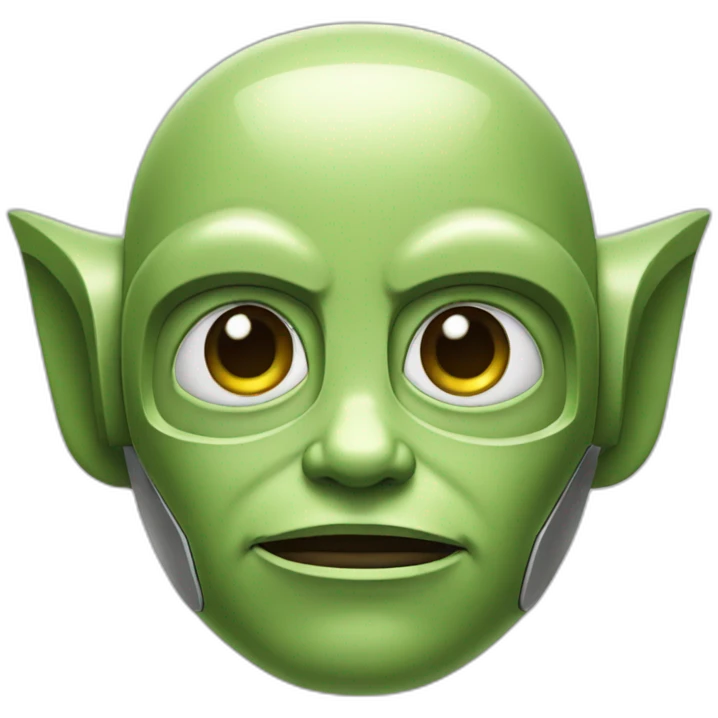 robot with yoda ears emoji