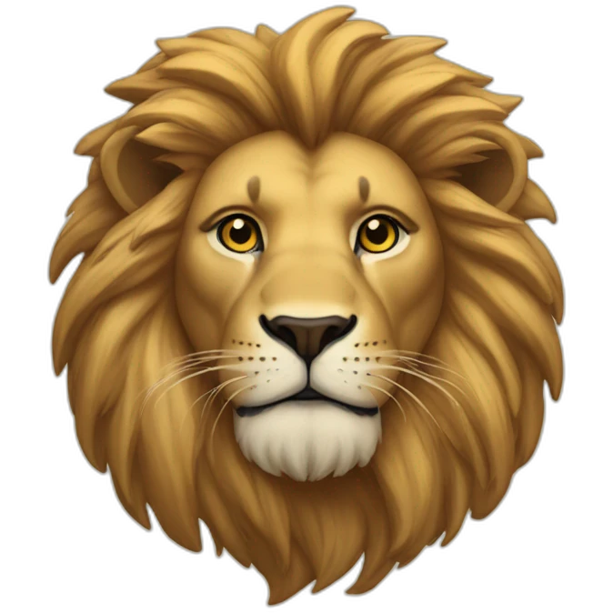 Lion de l'Atlas antro emoji