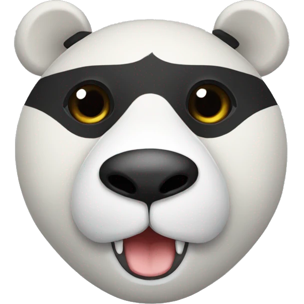 Panda enojado emoji
