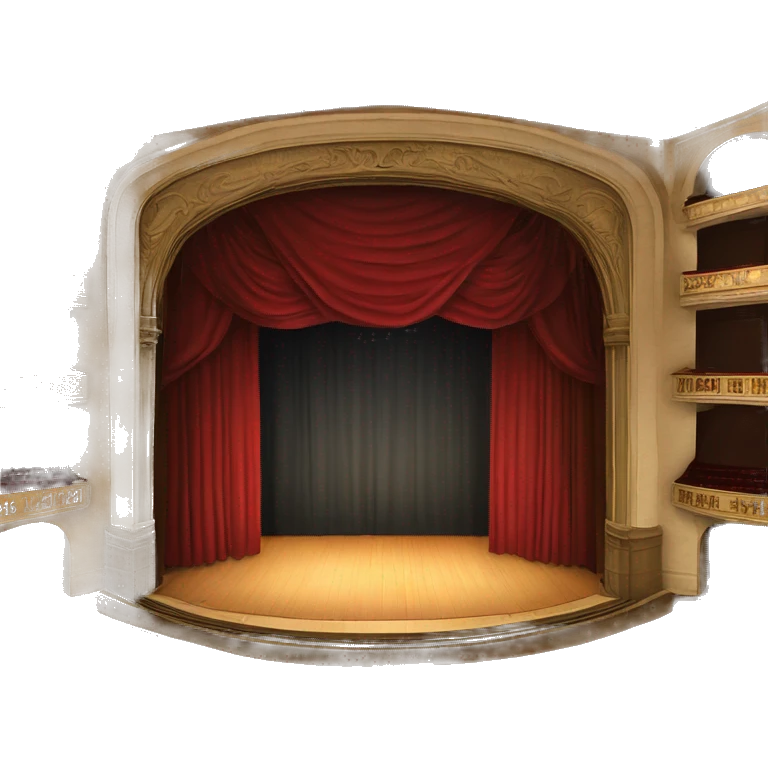 teatro tapia proscenium stage inside San Juan  emoji