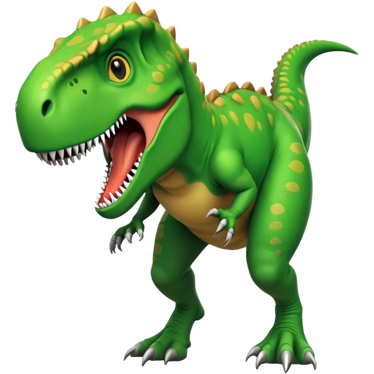 T-Rex doing a backflip  emoji