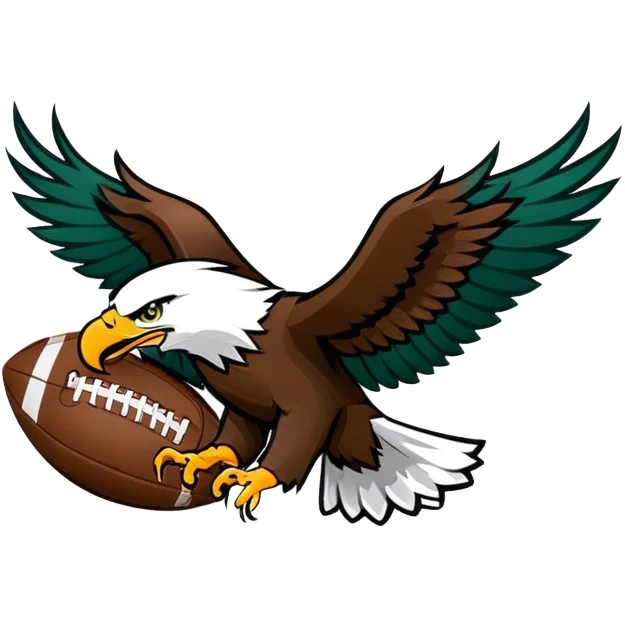 Eagles logo football  emoji