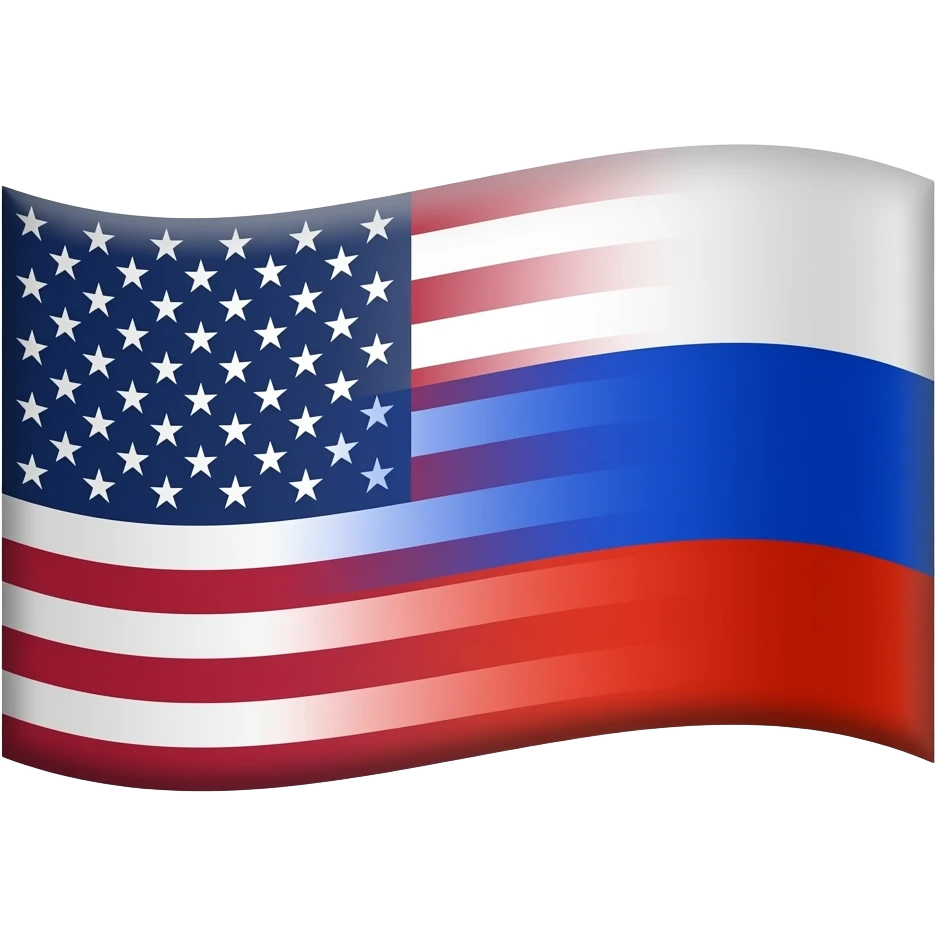 Make the amussia flag/ America and Russia emoji