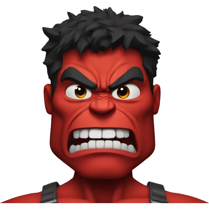 red hulk emoji