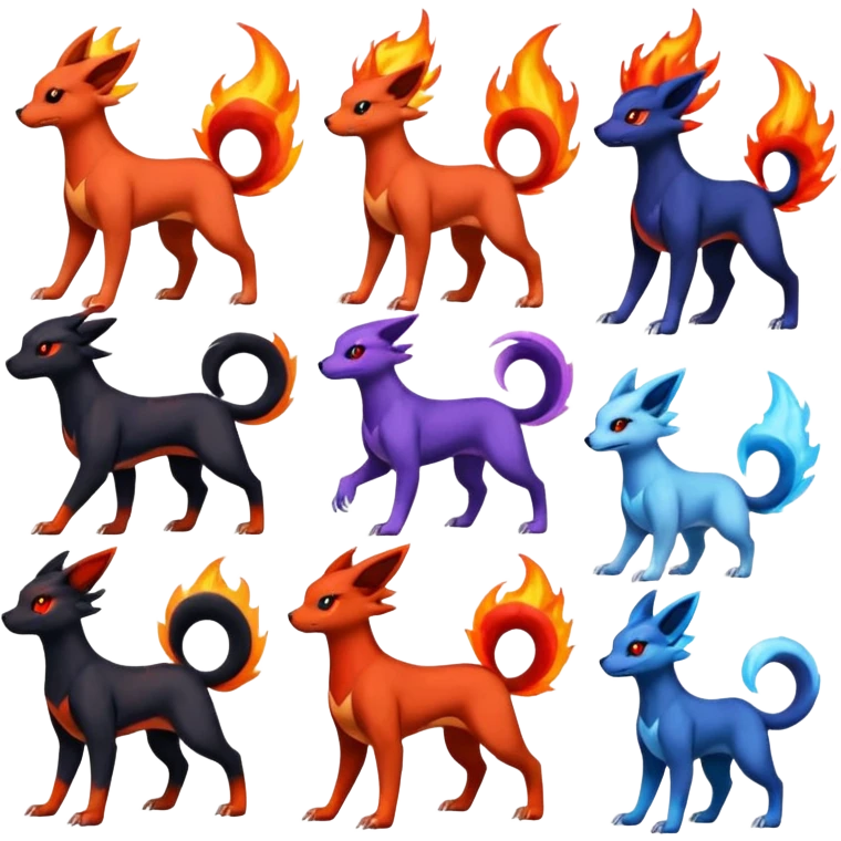 
Canine-Litten-Houndoom-Amaura-Salandit-Noibat-Flareon-Fakémon-fusion (full body) emoji