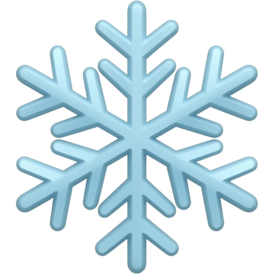Snowflake emoji
