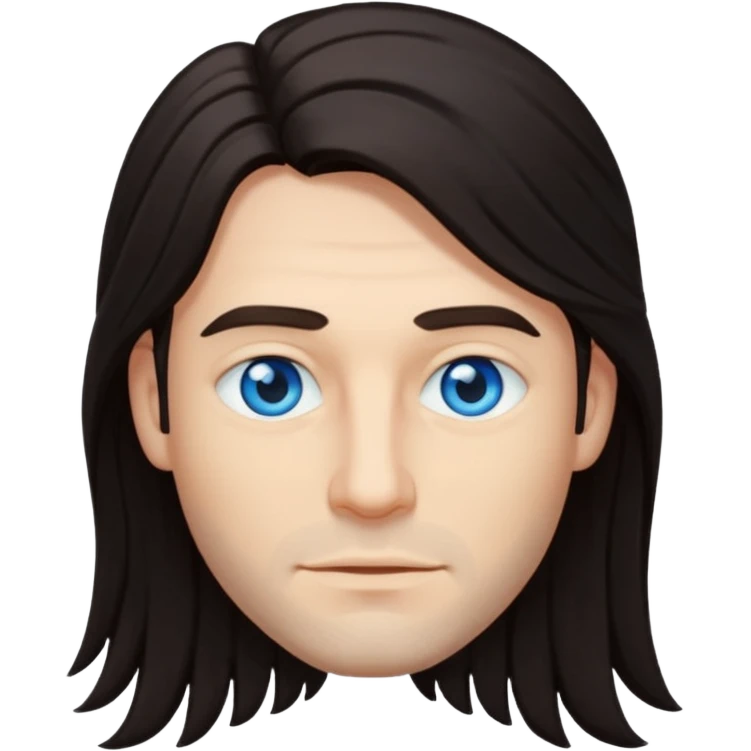 man with long hair emoji